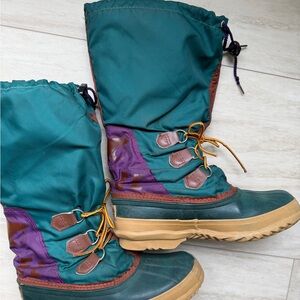Vintage 90s Sorel Women Freestyle Tall Snow Boots size 8